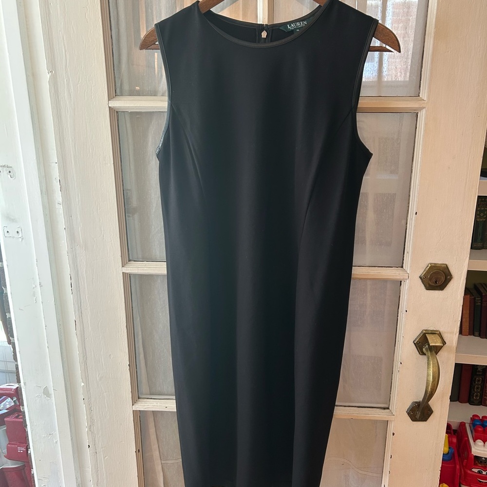 Ralph Lauren Elegant Black Sleeveless Dress
